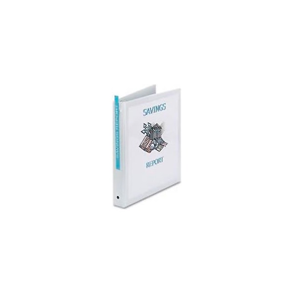 Avery Dennison Economy Reference View Binders, 1" Capacity, White 5711